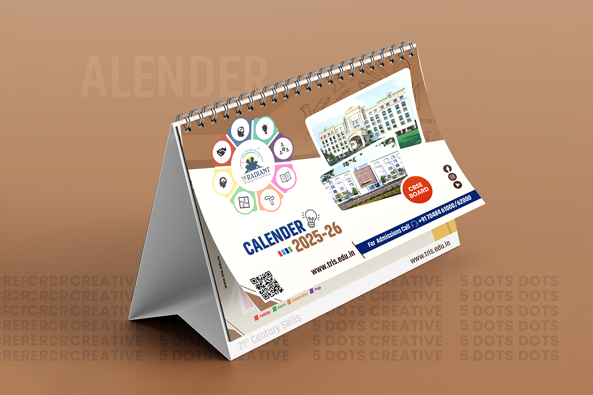 The Radiant International School branding image